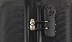 SB Travelbags Bagage Koffer 65cm 4 Wielen Trolley - Zwart -Reisopslagwinkel 1200x703 1