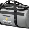 The Friendly Dutch Waterdichte Weekendtas: Grijze/Antraciet Waterdichte Reistassen 90 Liter Voor Zowel Heren Als Dames - Outdoor Waterproof Duffelbag, Zeiltas 90L Met Rugzakfunctie