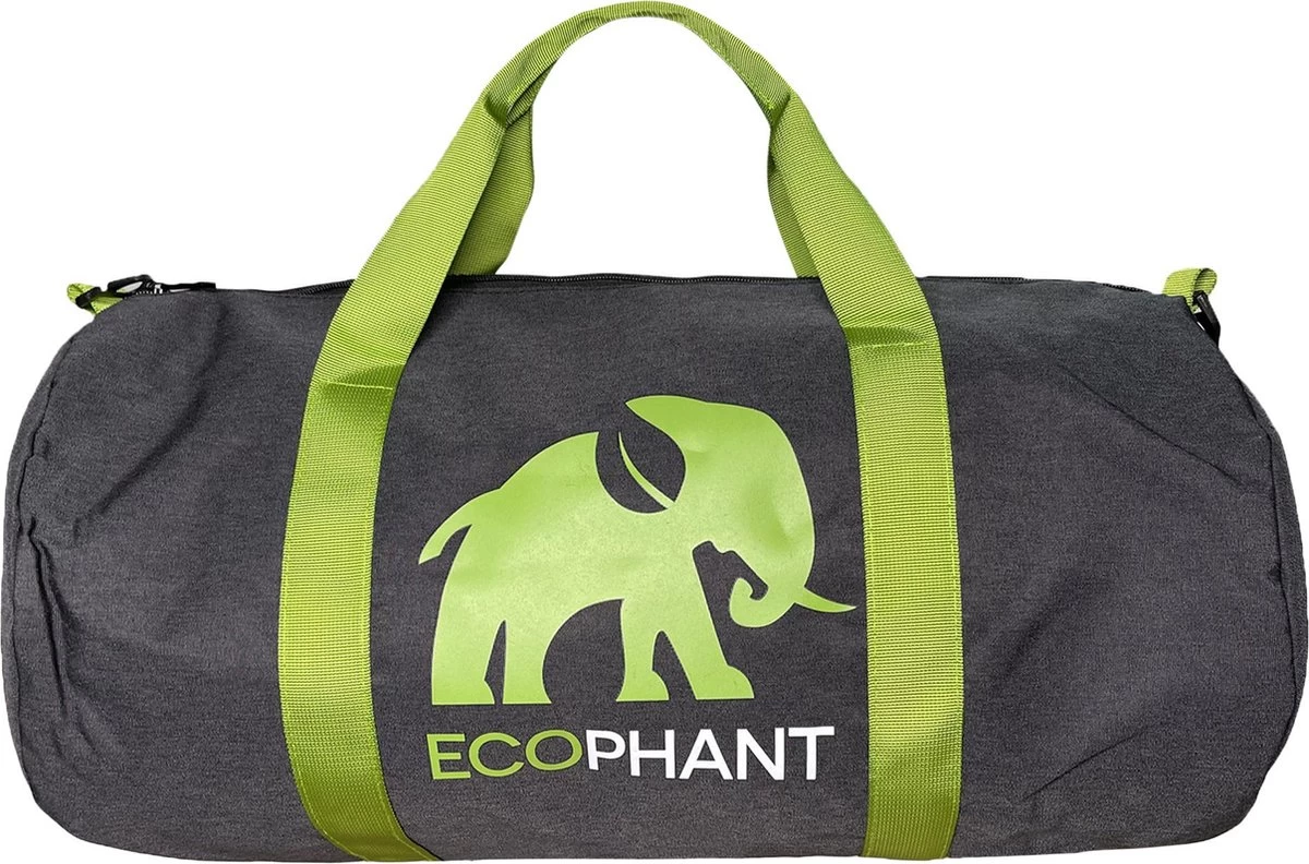 Ecophant Ronde Polyester Sporttas En Weekendtas 32 Liter - Grijs 1 Ecophant Ronde Polyester Sporttas En Weekendtas 32 Liter - Grijs