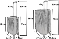 SB Travelbags Kofferset - 2 Delige -Blauw - 75cm/55cm 13 SB Travelbags Kofferset - 2 Delige -Blauw - 75cm/55cm -Reisopslagwinkel 1200x797 3