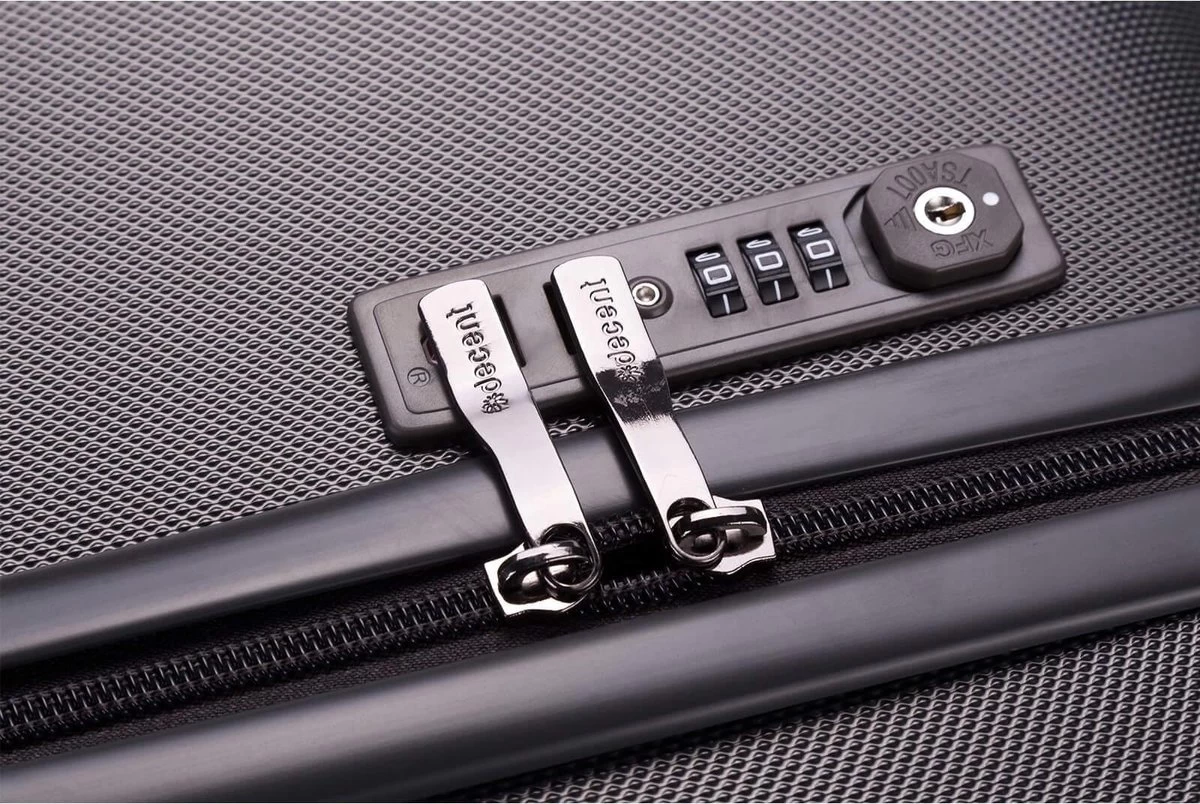 Decent Tranporto-One Medium Koffer - 66 Cm - TSA Slot - Anthracite 8 Decent Tranporto-One Medium Koffer - 66 Cm - TSA Slot - Anthracite - Afbeelding 8