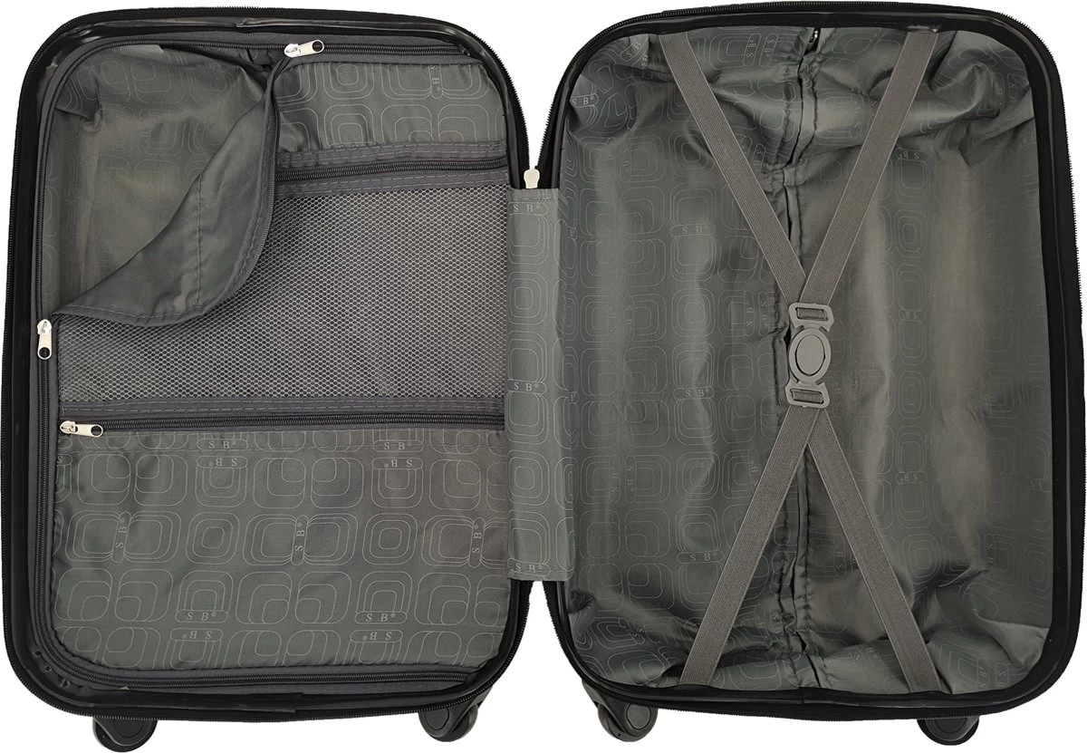 SB Travelbags Kofferset - 2 Delige -Grijs - 75cm/55cm 5 SB Travelbags Kofferset - 2 Delige -Grijs - 75cm/55cm - Afbeelding 5