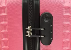 SB Travelbags Handbagage Koffer 55cm 4 Wielen Trolley - Roze -Reisopslagwinkel 1200x848 1