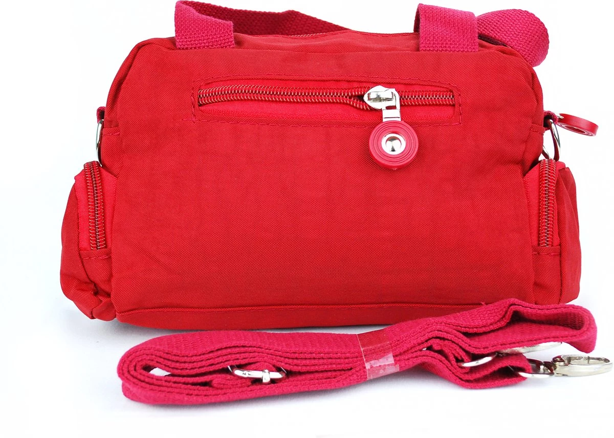 Starbag Reistas Crinkle-nylon Unisex Rood -(014-36) -kleine Tas - 3 Starbag Reistas Crinkle-nylon Unisex Rood -(014-36) -kleine Tas - - Afbeelding 3