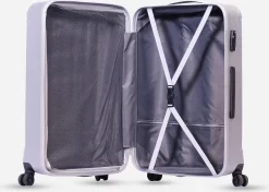 ©TROLLEYZ - Bali No.22 - Reiskoffer 69cm Met TSA Slot - Dubbele Wielen - 360° Spinners - 100% ABS - Reiskoffer In Metallic Grey 12 ©TROLLEYZ - Bali No.22 - Reiskoffer 69cm Met TSA Slot - Dubbele Wielen - 360° Spinners - 100% ABS - Reiskoffer In Metallic Grey -Reisopslagwinkel 1200x857