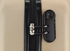 SB Travelbags Bagage Koffer 65cm 4 Wielen Trolley - Champagne -Reisopslagwinkel 1200x868