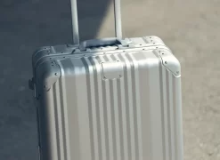 Aluminium Handbagage Koffer Mozzel Darrow - Reiskoffer Met Wielen - 51cm - Harde Koffer - Zilver -Reisopslagwinkel 1200x874 3