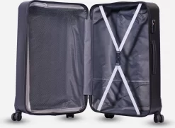 ©TROLLEYZ - Bali No.22 - Trolley - 55cm Met TSA Slot - Dubbele Wielen - 360° Spinners - 100% ABS - Handbagage Koffer In Night Black 12 ©TROLLEYZ - Bali No.22 - Trolley - 55cm Met TSA Slot - Dubbele Wielen - 360° Spinners - 100% ABS - Handbagage Koffer In Night Black -Reisopslagwinkel 1200x878