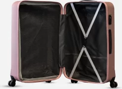 ©TROLLEYZ - Bali No.22 - Kofferset 2 Delig - 55cm+78cm Met TSA Slot - Dubbele Wielen - 360° Spinners - 100% ABS - Reiskoffers In Cosmopolitan Pink 11 ©TROLLEYZ - Bali No.22 - Kofferset 2 Delig - 55cm+78cm Met TSA Slot - Dubbele Wielen - 360° Spinners - 100% ABS - Reiskoffers In Cosmopolitan Pink -Reisopslagwinkel 1200x880 4
