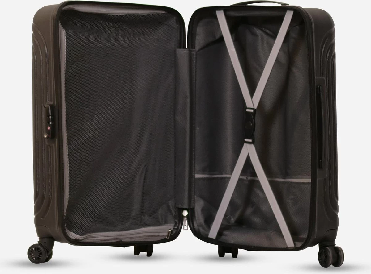 ©TROLLEYZ Florence No.7 - Reiskoffer 69 Cm - Night Black 4 ©TROLLEYZ Florence No.7 - Reiskoffer 69 Cm - Night Black - Afbeelding 4