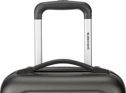 Decent Handbagage Koffer / Trolley / Reiskoffer - 42 Cm - 24 Liter - ABS - Maxi Air - Grijs -Reisopslagwinkel 1200x888