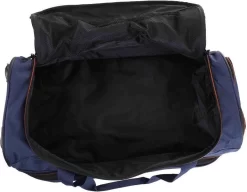 Travelite Basics Wheeled Duffle 55cm Expandable Navy/Orange -Reisopslagwinkel 1200x933