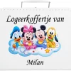 Logeerkoffer Effen - Kinderkoffer- Kraamcadeau - Geboortecadeau - Opa En Oma