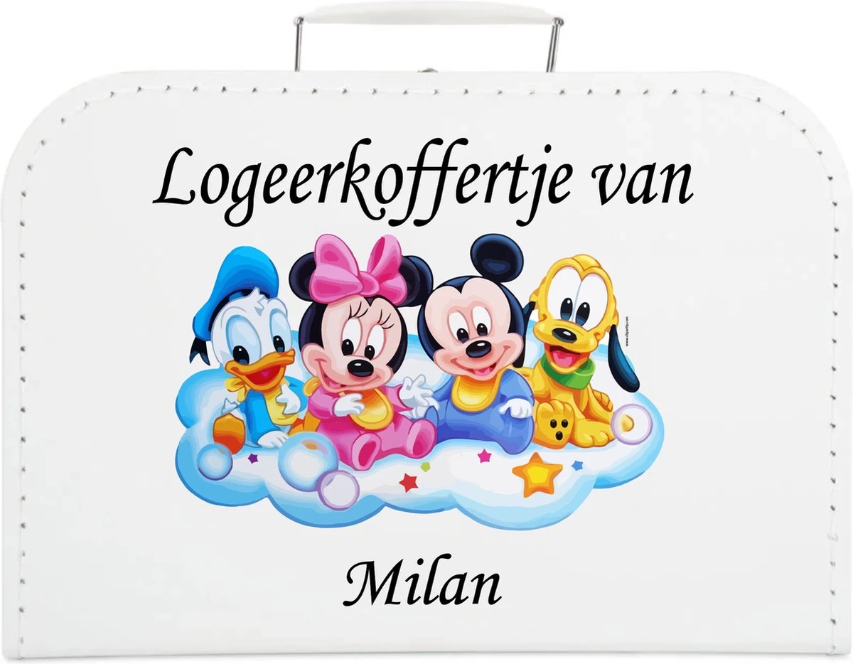 Logeerkoffer Effen - Kinderkoffer- Kraamcadeau - Geboortecadeau - Opa En Oma 1 Logeerkoffer Effen - Kinderkoffer- Kraamcadeau - Geboortecadeau - Opa En Oma