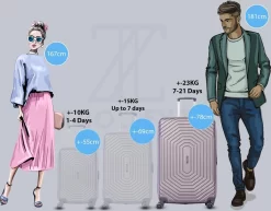 ©TROLLEYZ - Florence No.7 - Reiskoffer 78cm Met TSA Slot - Dubbele Wielen - 360° Spinners - 100% ABS - Reiskoffer In Cloudy Grey -Reisopslagwinkel 1200x940 4