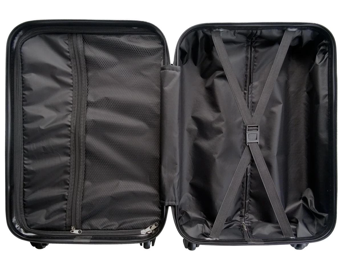 Globeless Handbagage Koffer - TSA Slot - 55x35x20cm - IATA Standaard Trolley - Zwart 5 Globeless Handbagage Koffer - TSA Slot - 55x35x20cm - IATA Standaard Trolley - Zwart - Afbeelding 5