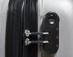 SB Travelbags 'Expandable' Handbagage Koffer 53cm 4 Wielen Trolley - Zilver -Reisopslagwinkel 1200x942 2