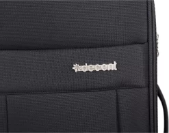 Decent D-Upright Large Koffer - 76 Cm Expandable - TSA Slot - Zwart -Reisopslagwinkel 1200x945