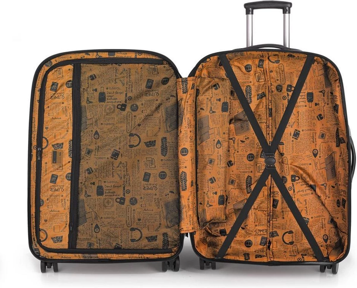 Gabol Paradise Koffer - Large 77cm - Turquoise 4 Gabol Paradise Koffer - Large 77cm - Turquoise - Afbeelding 4