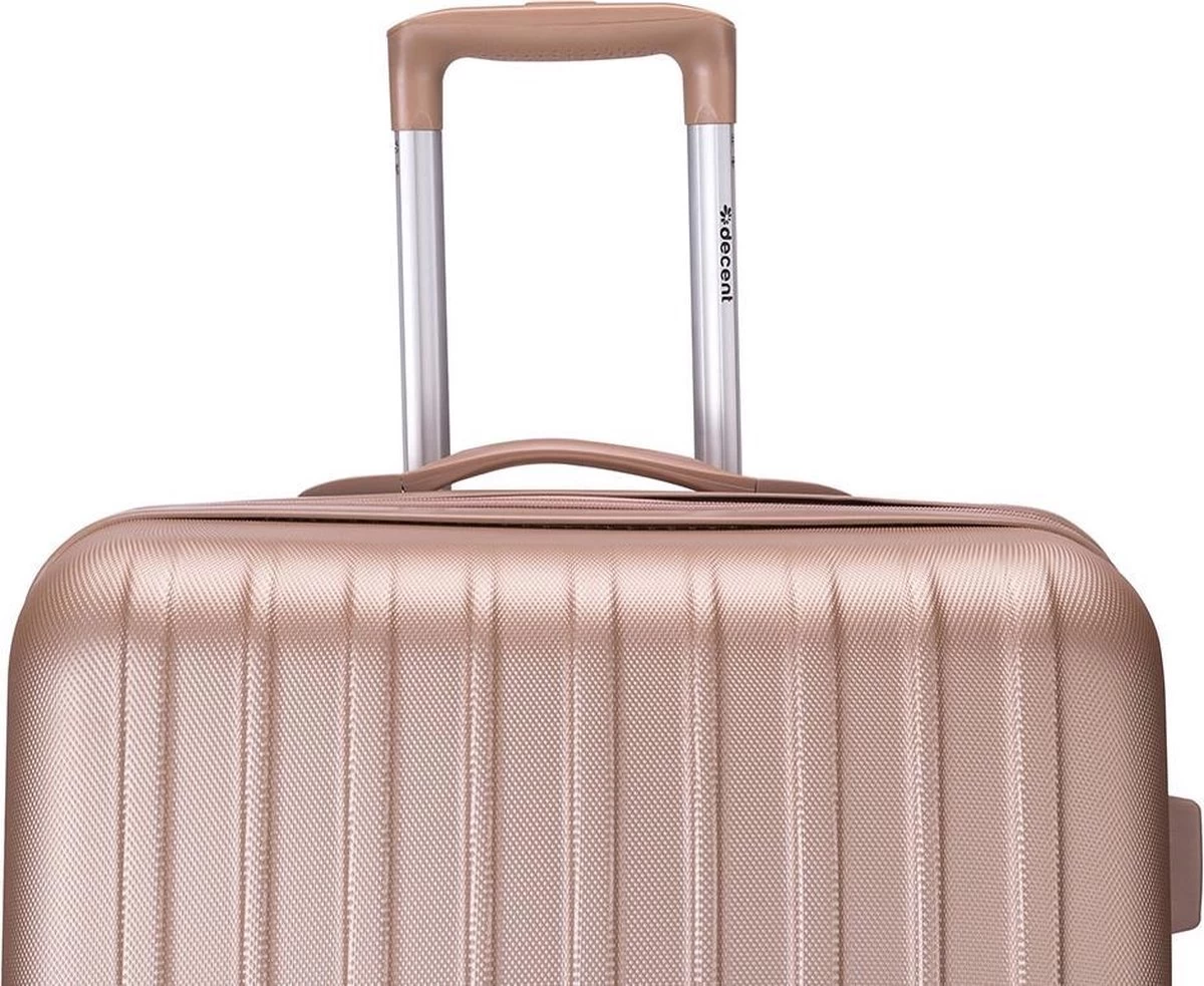 Decent Tranporto-One Handbagage Koffer 55 Cm - Zalmroze 10 Decent Tranporto-One Handbagage Koffer 55 Cm - Zalmroze - Afbeelding 10