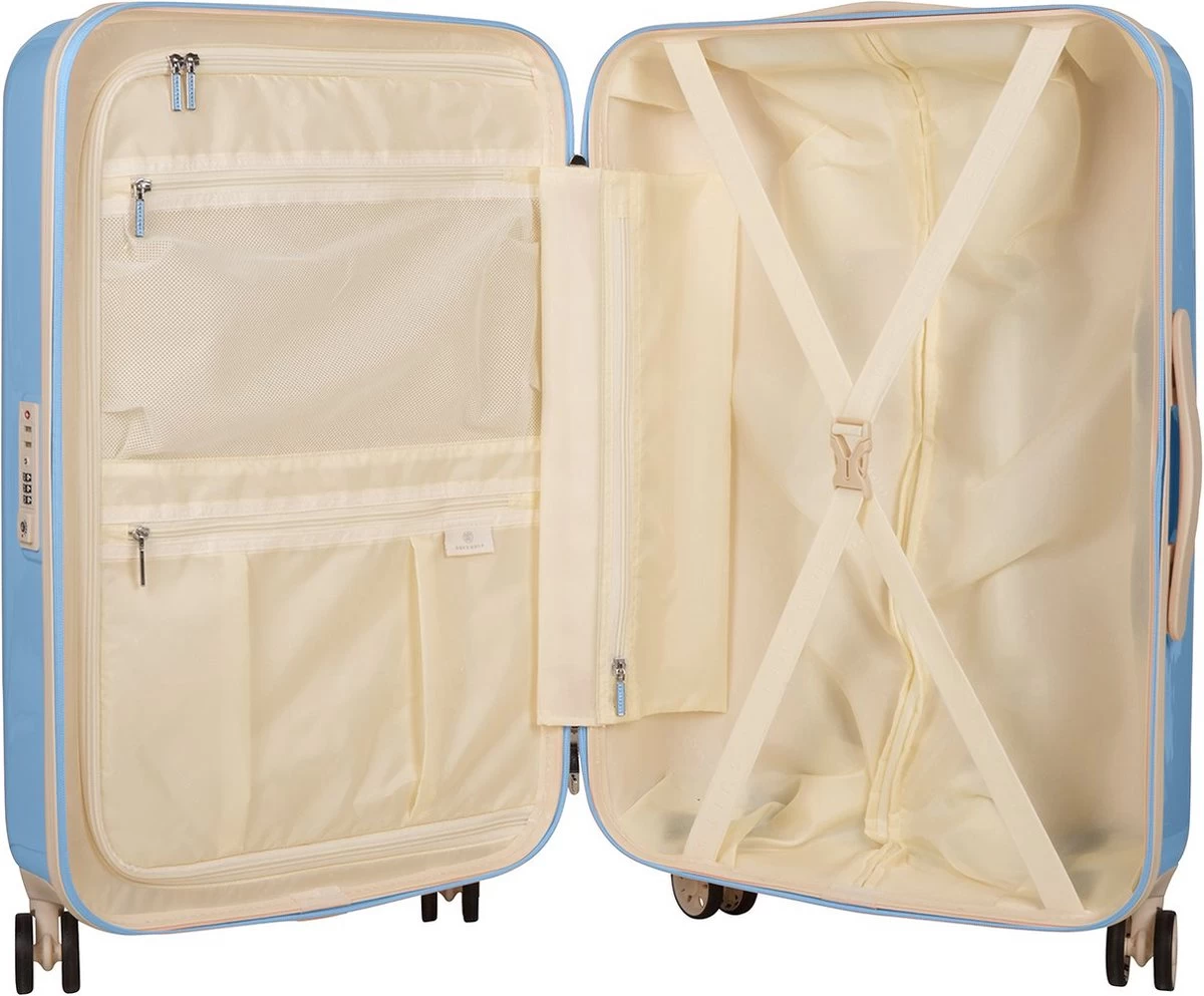 SUITSUIT - Fabulous Fifties - Alaska Blue - Reiskoffer (66 Cm) 3 SUITSUIT - Fabulous Fifties - Alaska Blue - Reiskoffer (66 Cm) - Afbeelding 3