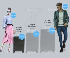 ©TROLLEYZ - Amsterdam No.9 - Trolley - 55cm Met TSA Slot - Dubbele Wielen - 360° Spinners - 100% ABS - Handbagage Koffer In Night Black -Reisopslagwinkel 1200x997 2