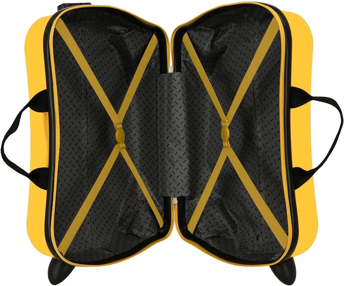 Disney Winnie The Pooh Kinderkoffer ABS Rol Zit Geel 4 Disney Winnie The Pooh Kinderkoffer ABS Rol Zit Geel - Afbeelding 4