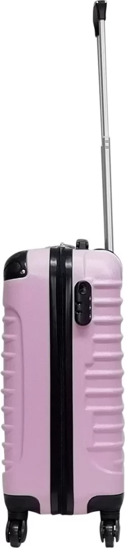 Castillo Quadrant 2 Delige ABS Kofferset (XL+S) - Soft Pink -Reisopslagwinkel 275x1200