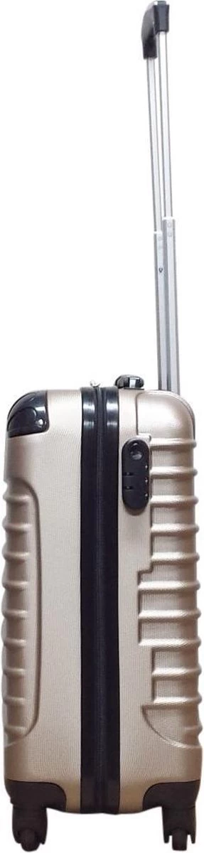 Castillo Quadrant 2 Delige ABS Kofferset (XL + S) - Champagne 5 Castillo Quadrant 2 Delige ABS Kofferset (XL + S) - Champagne - Afbeelding 5