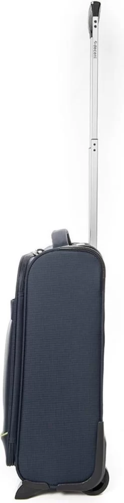 Decent Handbagage Koffer / Trolley / Reiskoffer - 50 Cm - 35 Liter - Polyester - Super-Light - Blauw -Reisopslagwinkel 297x1200