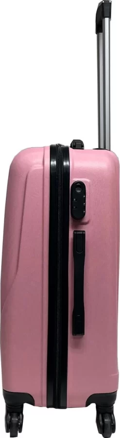 Castillo Travelerz 4 Delige ABS Kofferset - Roze -Reisopslagwinkel 331x1200