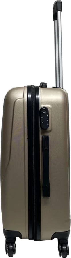 Castillo Travelerz 4 Delige ABS Kofferset - Champagne -Reisopslagwinkel 333x1200
