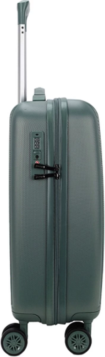 Decent Handbagage Koffer / Trolley / Reiskoffer - 55 Cm - 38 Liter - ABS - Tranporto - Groen 4 Decent Handbagage Koffer / Trolley / Reiskoffer - 55 Cm - 38 Liter - ABS - Tranporto - Groen - Afbeelding 4