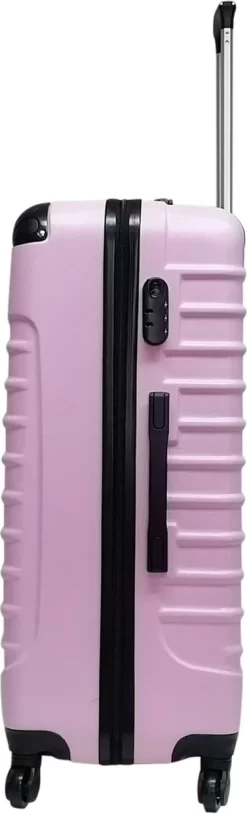 Castillo Quadrant 2 Delige ABS Kofferset (XL+S) - Soft Pink -Reisopslagwinkel 364x1200 5