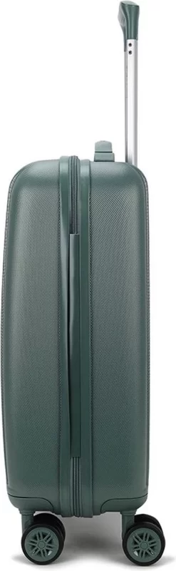 Decent Handbagage Koffer / Trolley / Reiskoffer - 55 Cm - 38 Liter - ABS - Tranporto - Groen 25 Decent Handbagage Koffer / Trolley / Reiskoffer - 55 Cm - 38 Liter - ABS - Tranporto - Groen -Reisopslagwinkel 370x1200