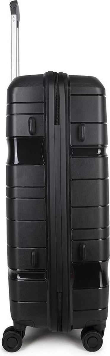 Decent ONE-CITY Large Koffer - 76 Cm - TSA Slot - Zwart 2 Decent ONE-CITY Large Koffer - 76 Cm - TSA Slot - Zwart - Afbeelding 2