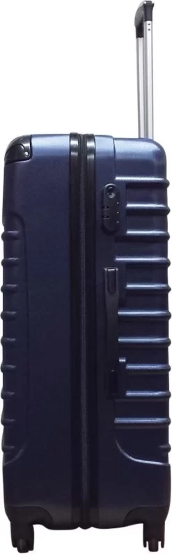 Castillo Quadrant 2 Delige ABS Kofferset (XL + S) - Donkerblauw -Reisopslagwinkel 373x1200 2