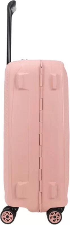Decent Handbagage Koffer Axiss-Fix 55 - Roze -Reisopslagwinkel 376x1200
