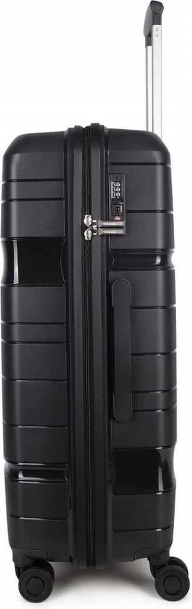 Decent ONE-CITY Large Koffer - 76 Cm - TSA Slot - Zwart 15 Decent ONE-CITY Large Koffer - 76 Cm - TSA Slot - Zwart - Afbeelding 15