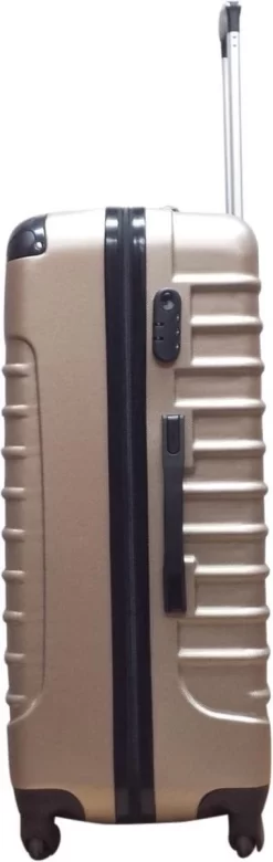Castillo Quadrant 2 Delige ABS Kofferset (XL + S) - Champagne 20 Castillo Quadrant 2 Delige ABS Kofferset (XL + S) - Champagne -Reisopslagwinkel 380x1200