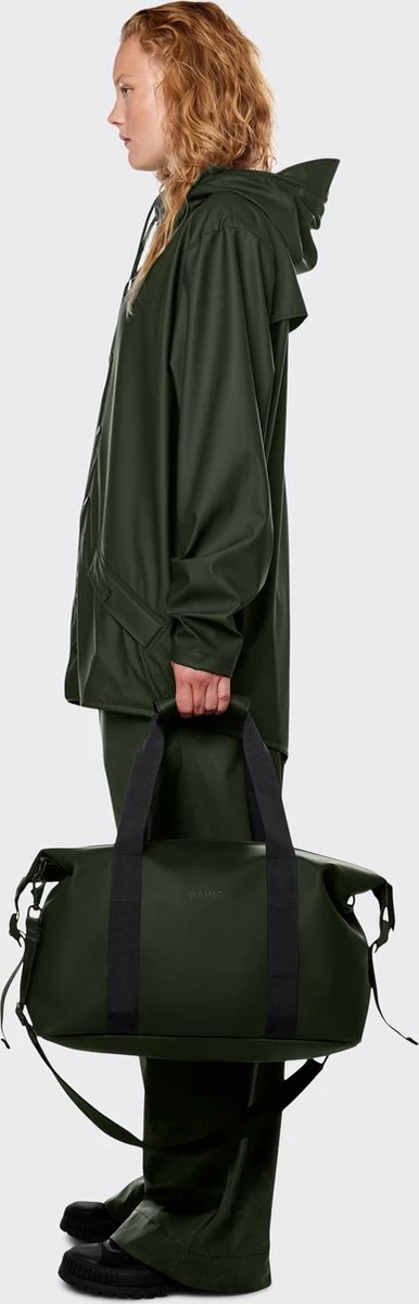 Rains Weekendtas Small 18 Liter - Groen 2 Rains Weekendtas Small 18 Liter - Groen - Afbeelding 2