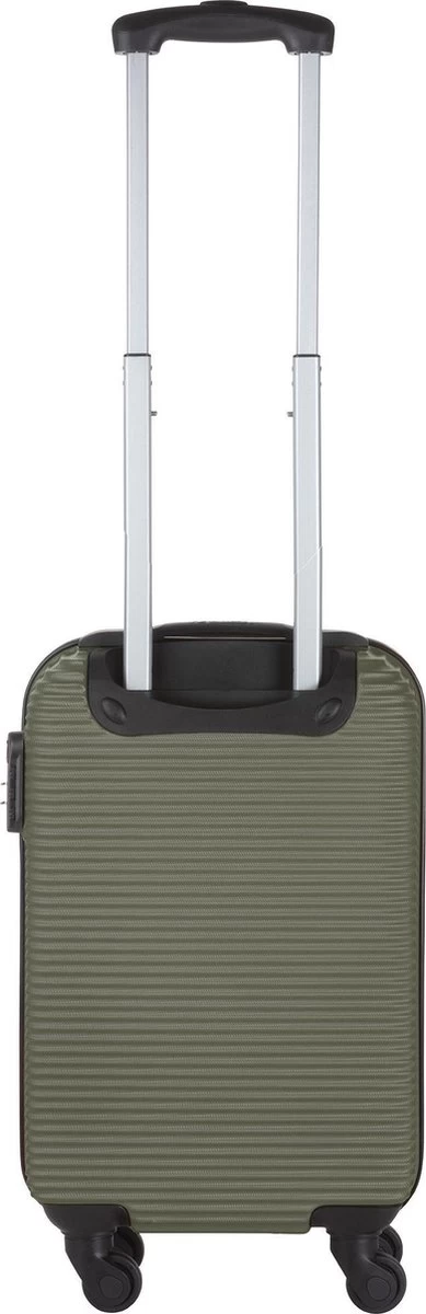 TravelZ Horizon Handbagagekoffer - 54cm Handbagage Trolley Met Gevoerde Binnenkant - Groen 2 TravelZ Horizon Handbagagekoffer - 54cm Handbagage Trolley Met Gevoerde Binnenkant - Groen - Afbeelding 2