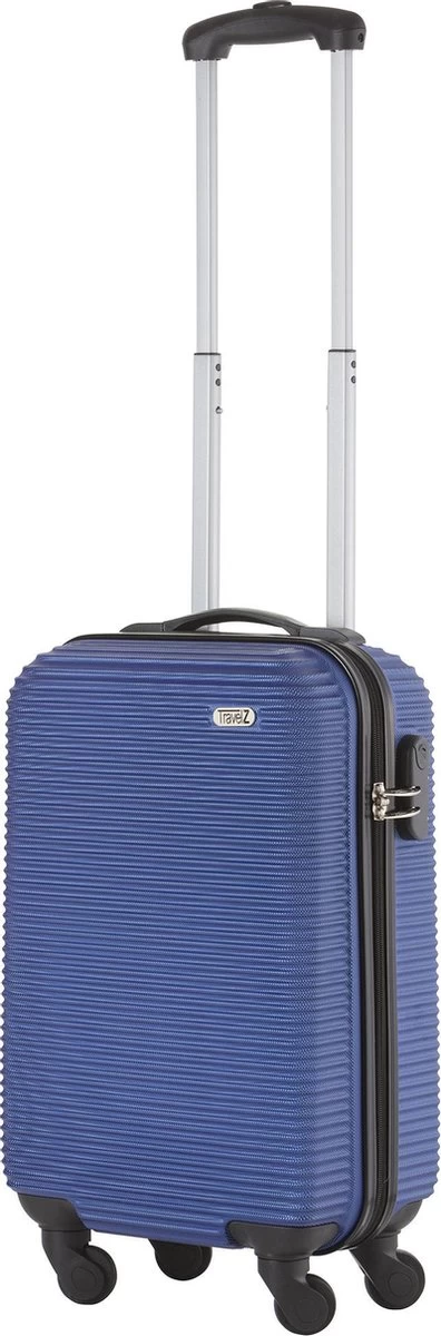 TravelZ Horizon Handbagagekoffer - 54cm Handbagage Trolley Met Gevoerde Binnenkant - Blauw 5 TravelZ Horizon Handbagagekoffer - 54cm Handbagage Trolley Met Gevoerde Binnenkant - Blauw - Afbeelding 5