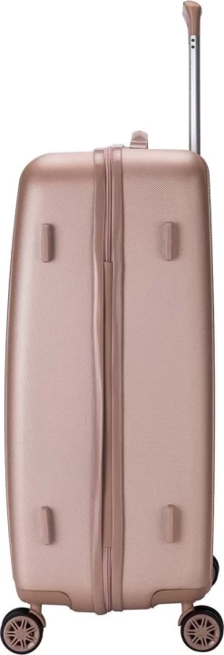 Decent Tranporto-One Reiskoffer 76 Cm - Zalmroze -Reisopslagwinkel 411x1200 3