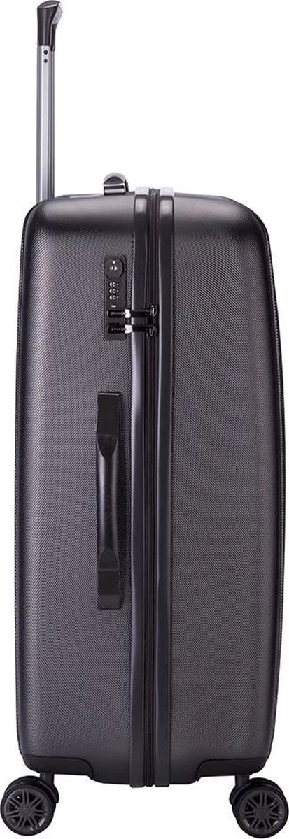 Decent Tranporto-One Medium Koffer - 66 Cm - TSA Slot - Anthracite 2 Decent Tranporto-One Medium Koffer - 66 Cm - TSA Slot - Anthracite - Afbeelding 2