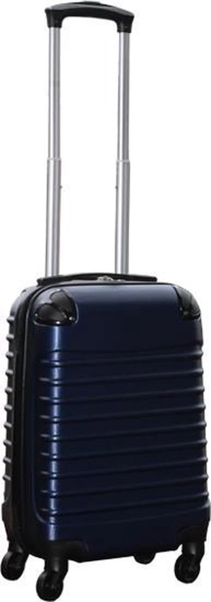 Travelerz Handbagage Koffer Met Wielen 27 Liter - Lichtgewicht - Cijferslot - Donker Blauw 1 Travelerz Handbagage Koffer Met Wielen 27 Liter - Lichtgewicht - Cijferslot - Donker Blauw