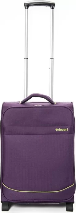 Decent Handbagage Koffer Super-Light 50 - Paars