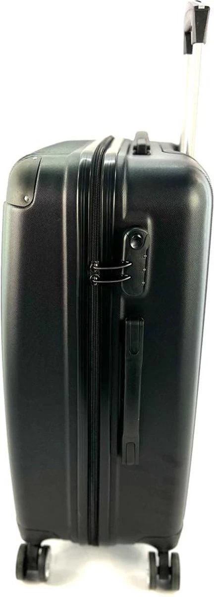 AATravel M Reiskoffer - Trolley ABS - Met Dubbele Wielen - 66 Cm - 66 Liter - Zwart 6 AATravel M Reiskoffer - Trolley ABS - Met Dubbele Wielen - 66 Cm - 66 Liter - Zwart - Afbeelding 6