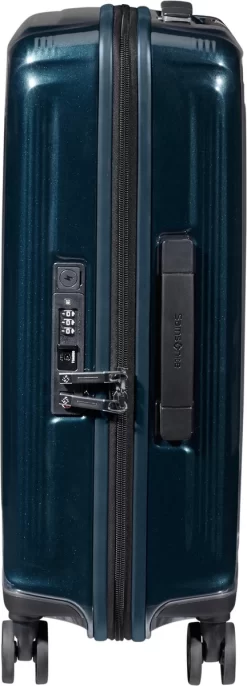 Samsonite Reiskoffer - Nuon Spinner 55/20 Exp (Handbagage) Metallic Dark Blue -Reisopslagwinkel 432x1200