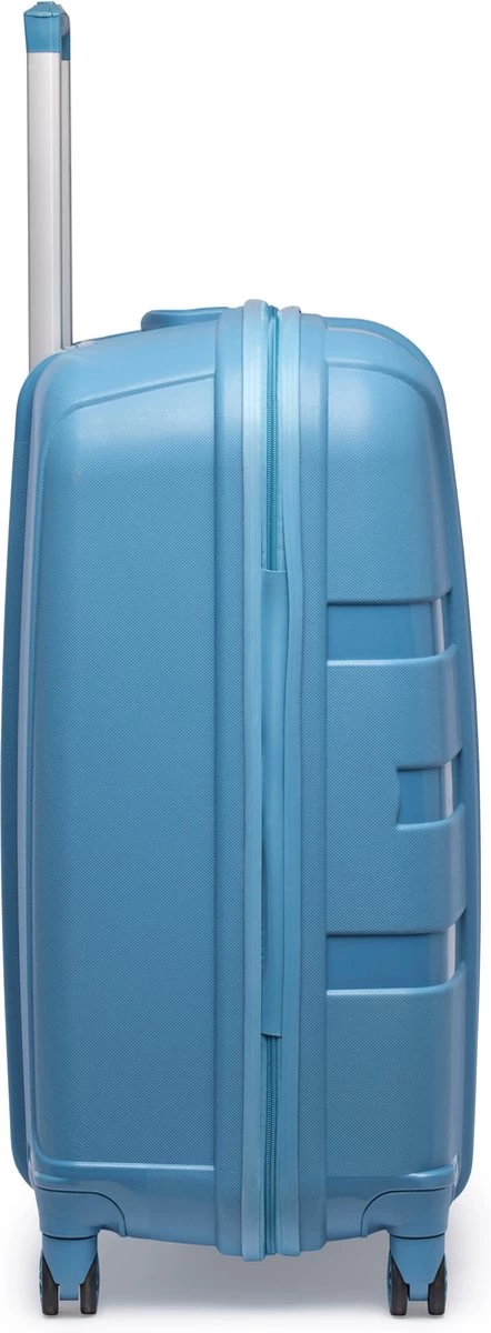 ©TROLLEYZ - Paris No.5 - Reiskoffer - 78cm Met TSA Slot - Dubbele Wielen - 360° Spinners - 100% Polypropyleen - Reiskoffer In Ice Blue 2 ©TROLLEYZ - Paris No.5 - Reiskoffer - 78cm Met TSA Slot - Dubbele Wielen - 360° Spinners - 100% Polypropyleen - Reiskoffer In Ice Blue - Afbeelding 2